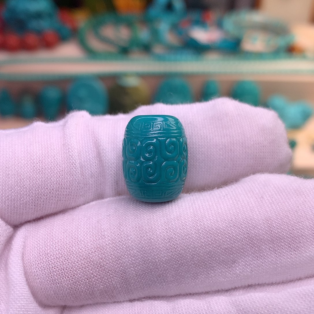 绿松石珠宝半成品未镶嵌