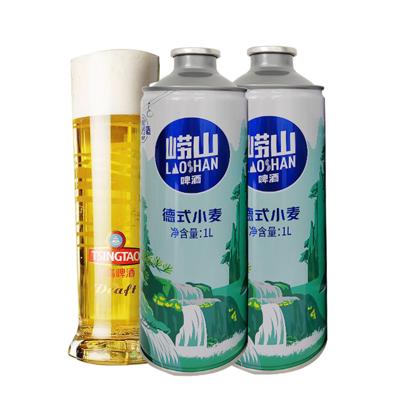 TSINGTAO/青岛啤酒崂山啤酒德式小麦1L*6礼盒装