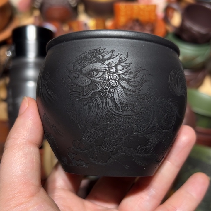 茶杯紫砂宜兴紫砂主人杯