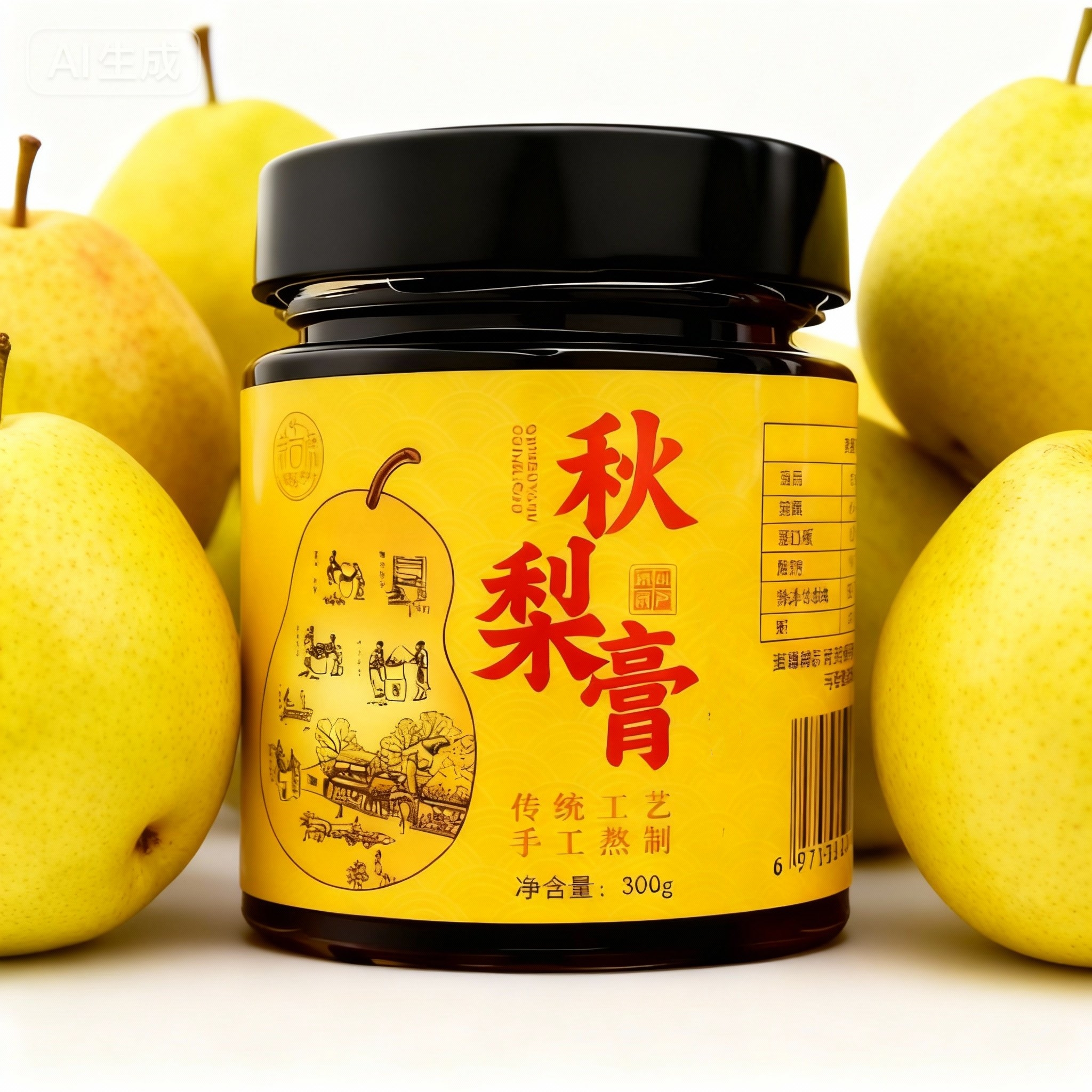 秋梨膏 配料干净传统工艺老人孩子放心喝正宗