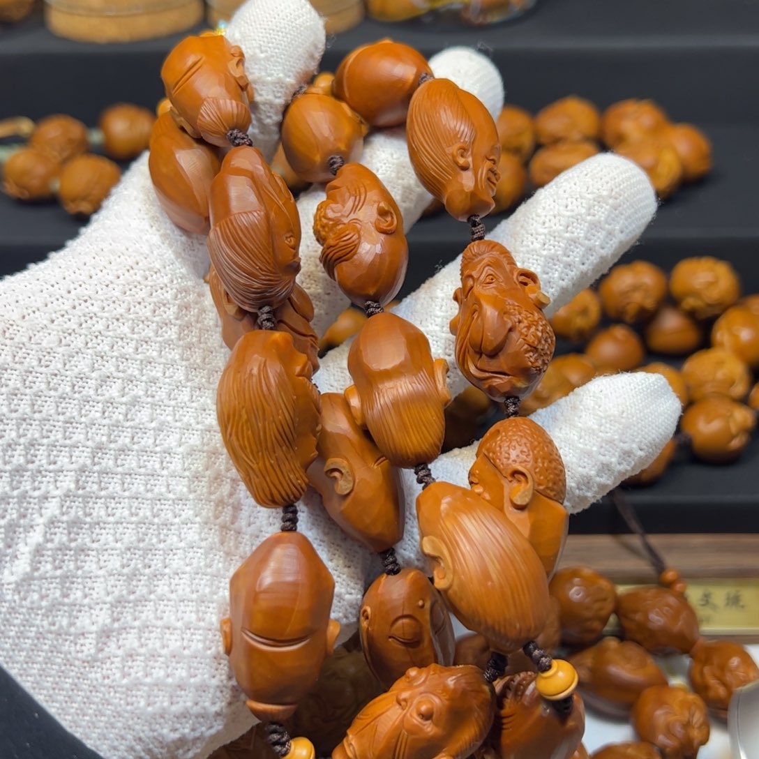 橄榄核手串/手链1.8漫版十八罗汉脖挂