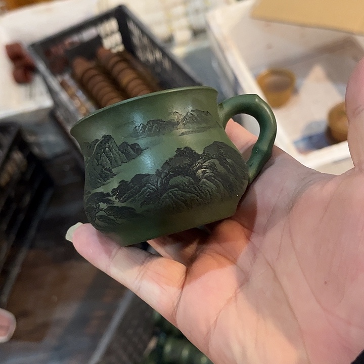 紫砂茶杯全手工紫砂主人杯