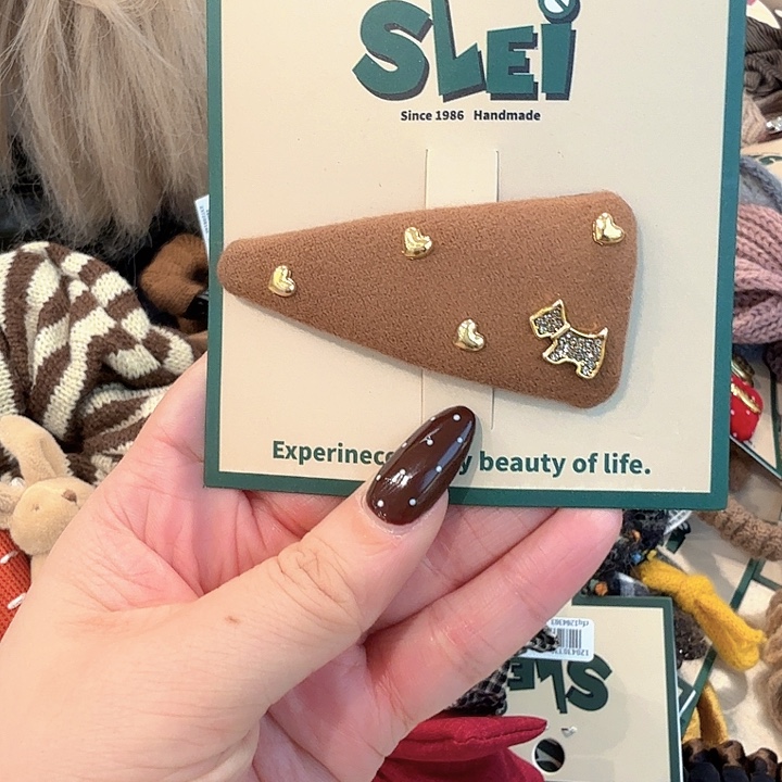 黄色三角钻钻小狗掰掰