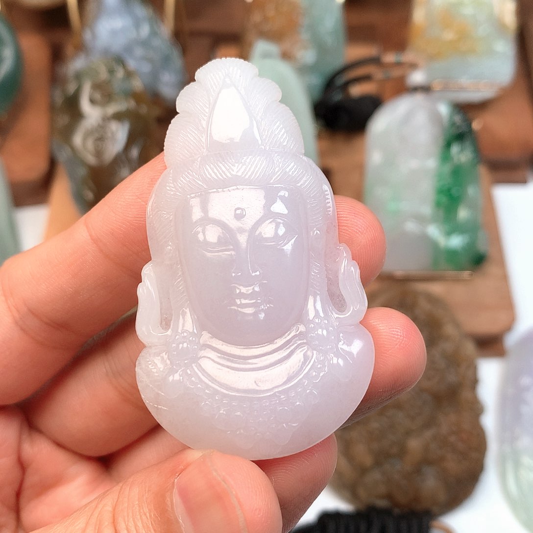 定制翡翠未镶嵌挂件