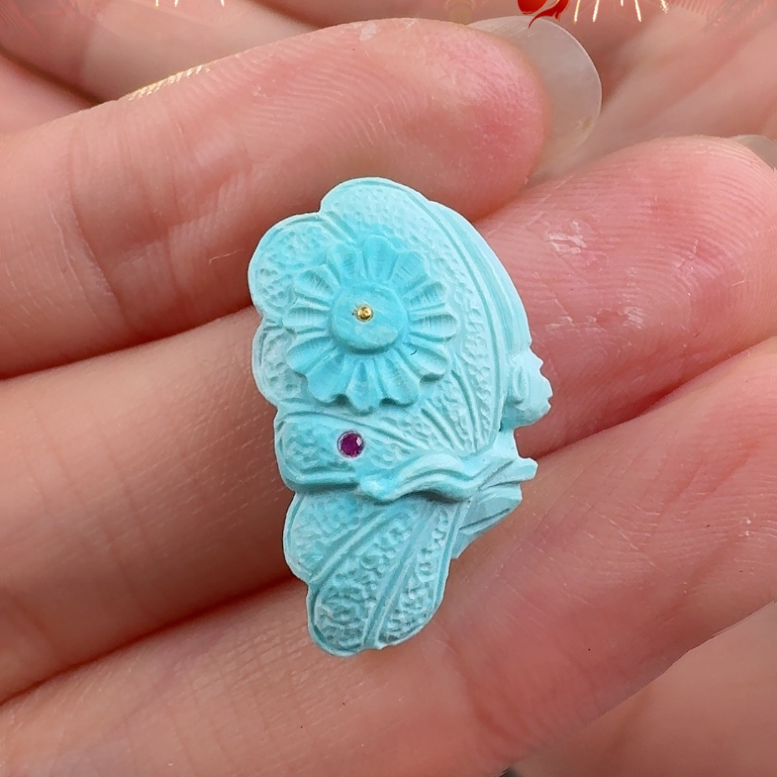 绿松石珠宝奇石未镶嵌