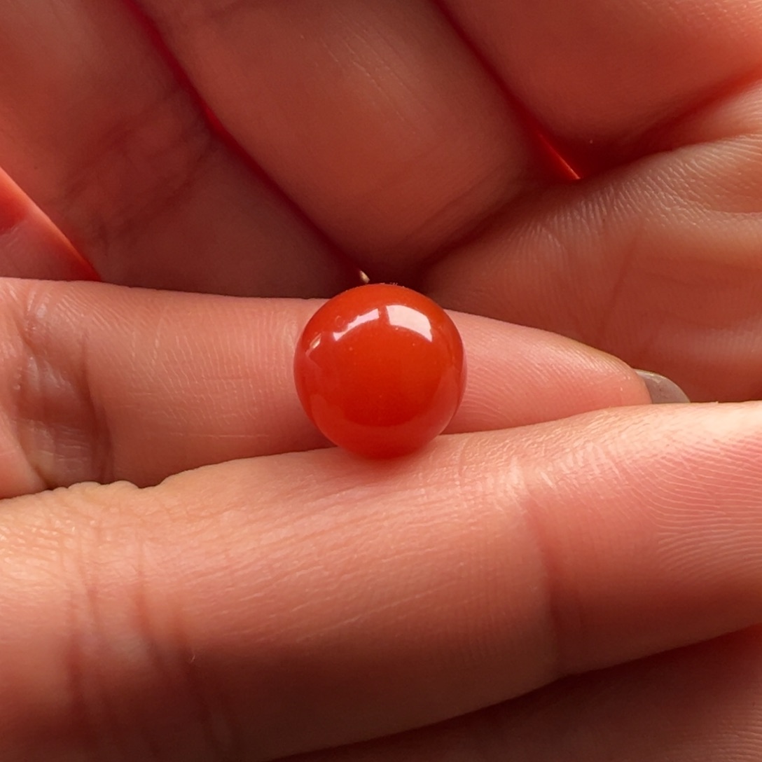 南红玛瑙圆珠10.0未镶嵌f****y