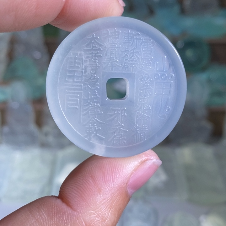 岫玉吊坠未镶嵌吊坠