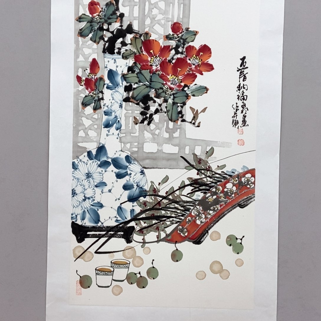 国画陈党明三尺精品佳作