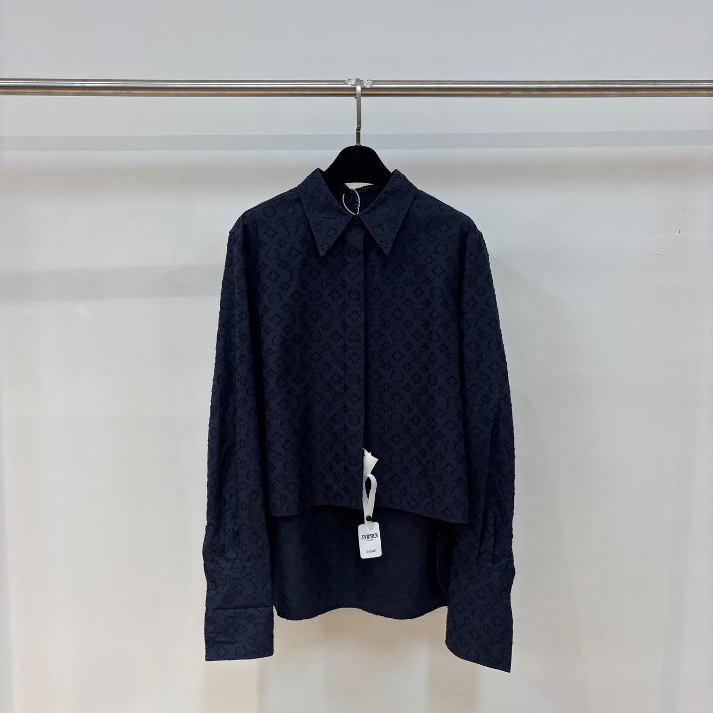 99新 LouisVuitton/路易威登 Logo印花字母纽扣长袖衬衫40码04540