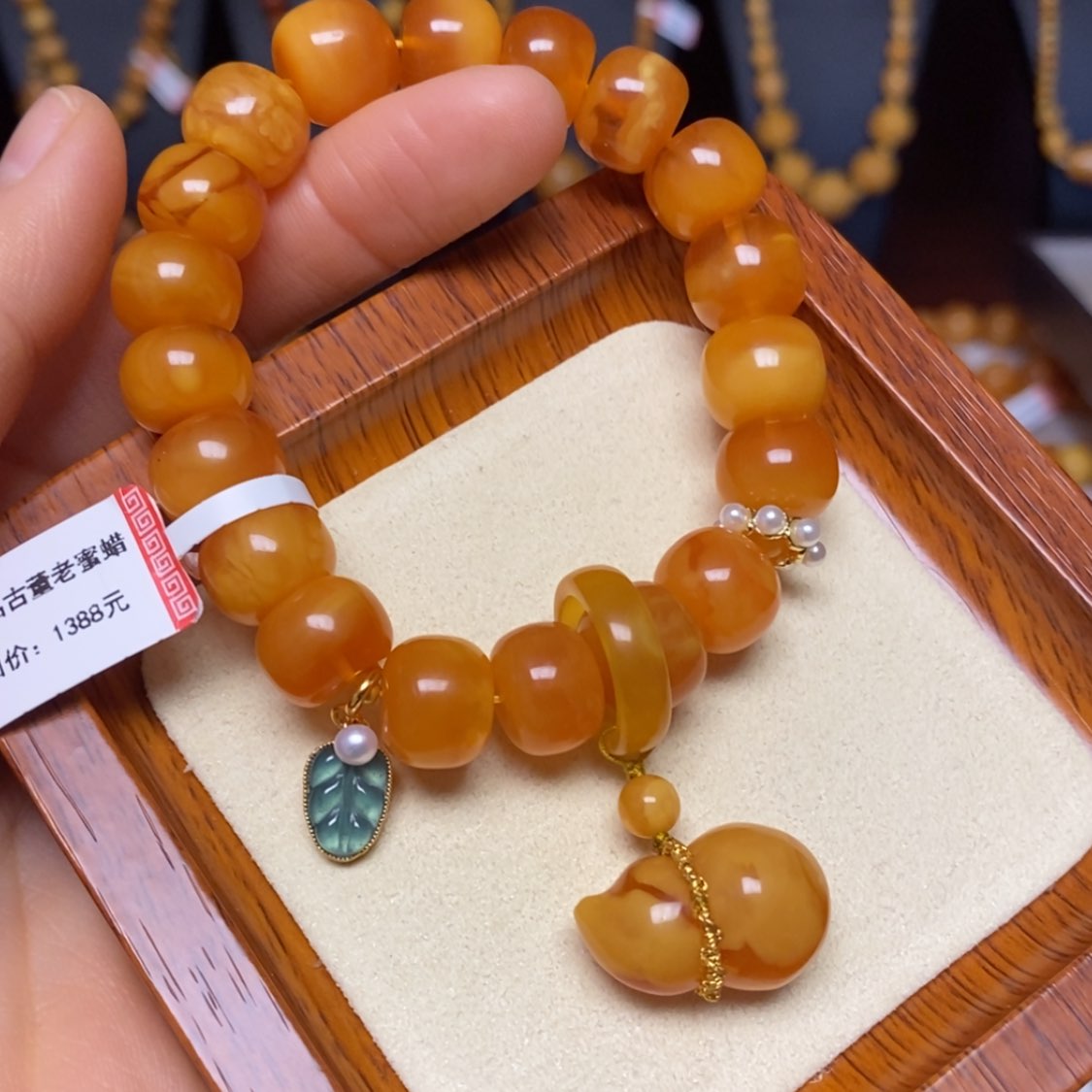 【闪购商品】蜜蜡手链未镶嵌手串