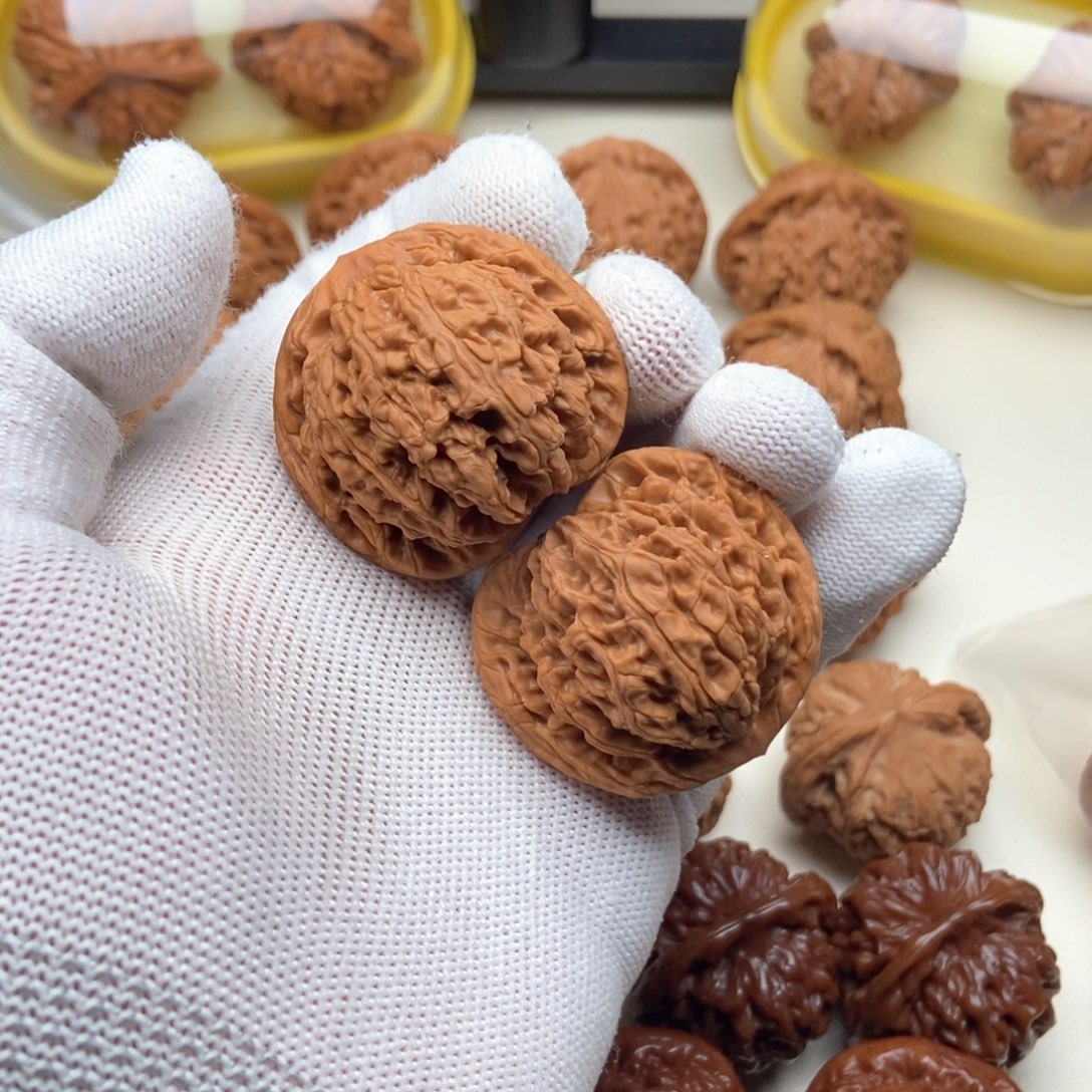 文玩核桃把件鼓***博玉华宫