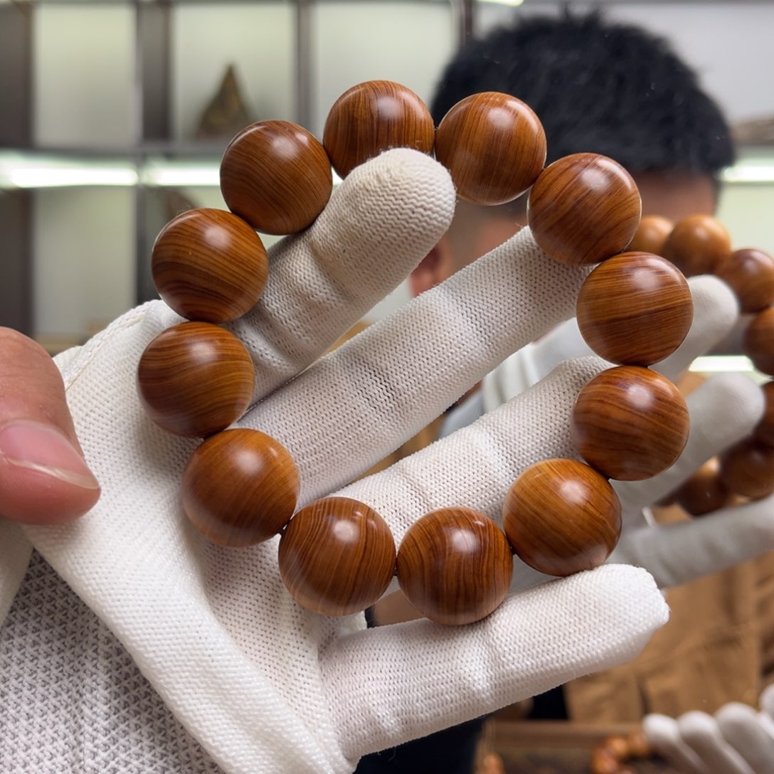 柏木（崖柏）手串/手链雨*20陈化红黑油药香甜香