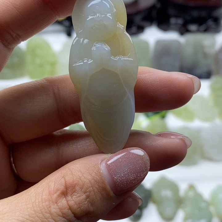 和田玉（糖玉）未镶嵌颈饰17