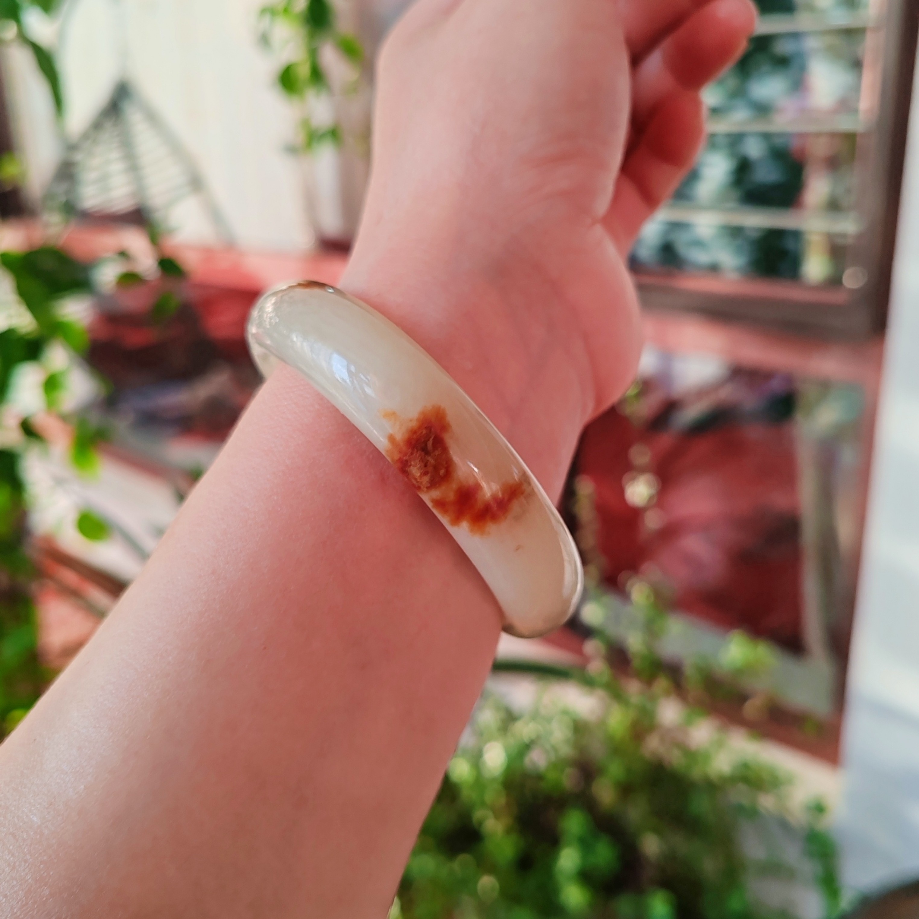 和田玉手镯和田玉玉白玉玉镯