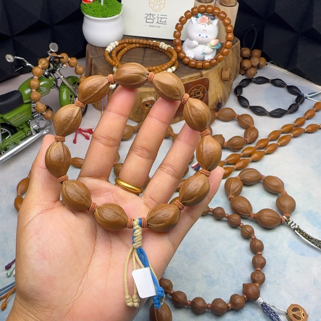 风***缘橄榄核手串/手链1724尺寸梅林铁核