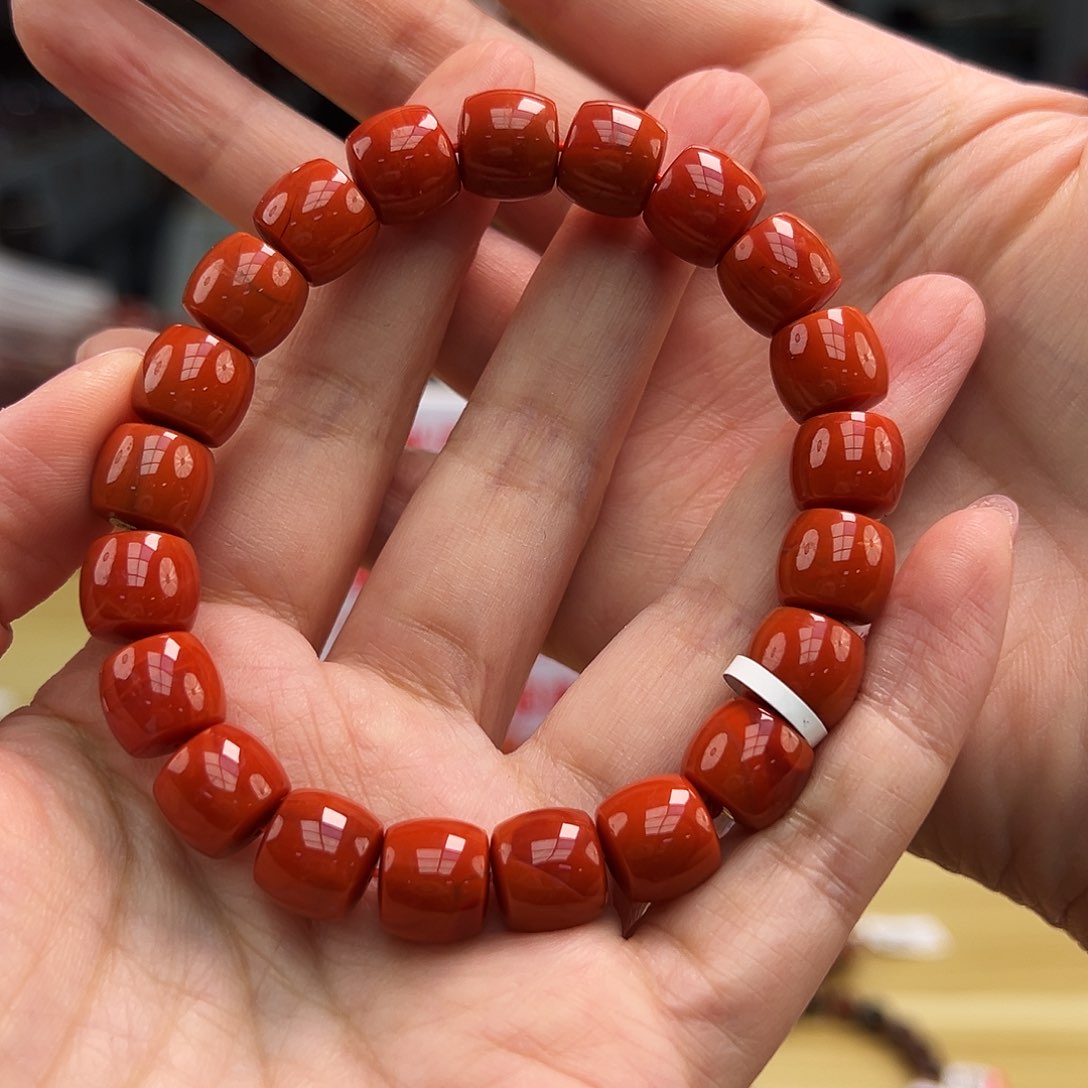 南红玛瑙保山典藏手串10mm多样性发一未镶嵌