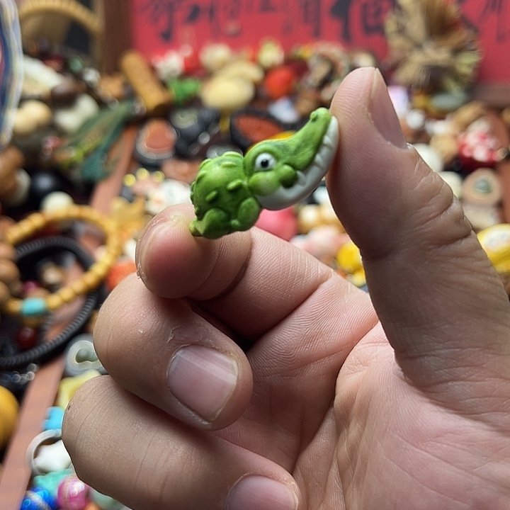 非金属根付小鳄鱼