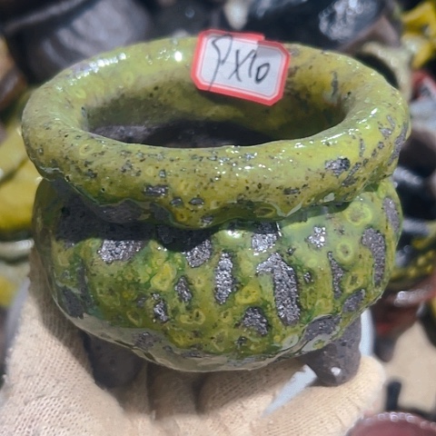 粗陶花盆手工花盆制作