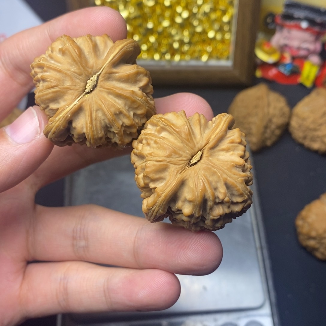 吊坠文玩核桃白狮子