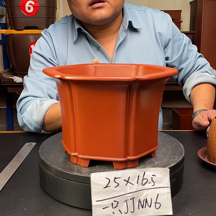 紫砂花盆货号一只JJNN6