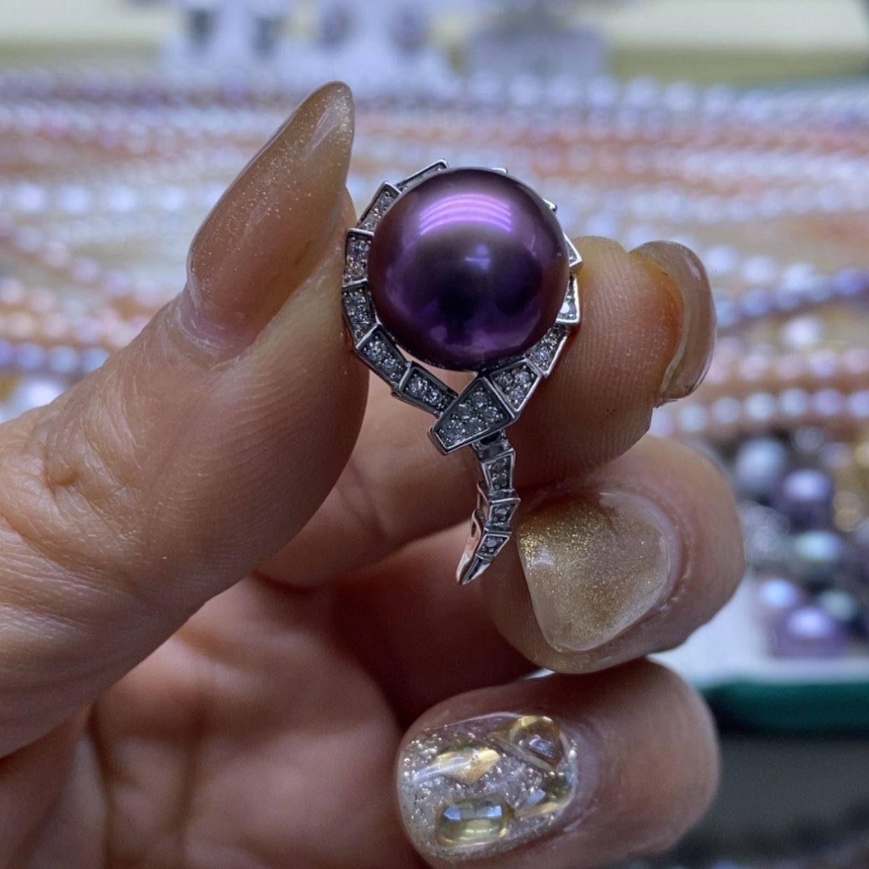 【闪购商品】淡水珍珠颈饰银S925镶嵌