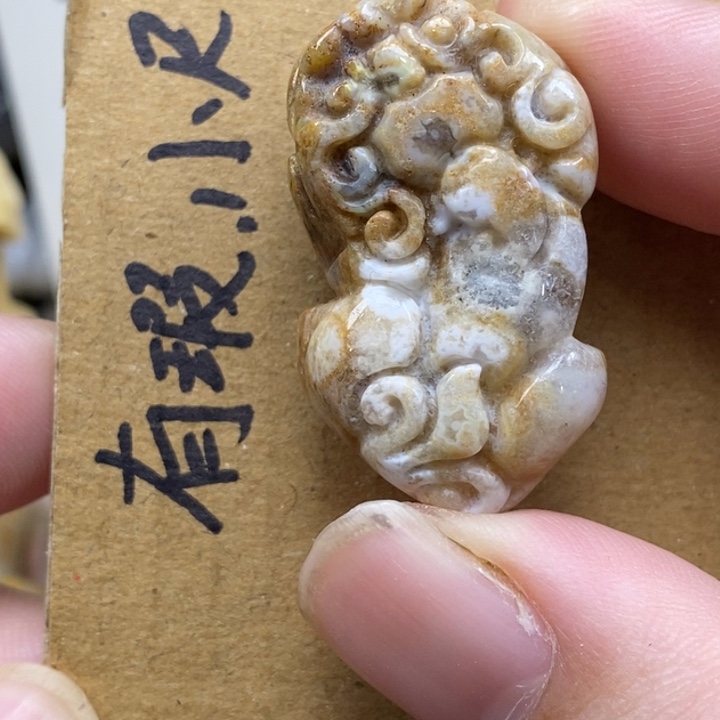 硅化珊瑚（珊瑚玉）未镶嵌颈饰