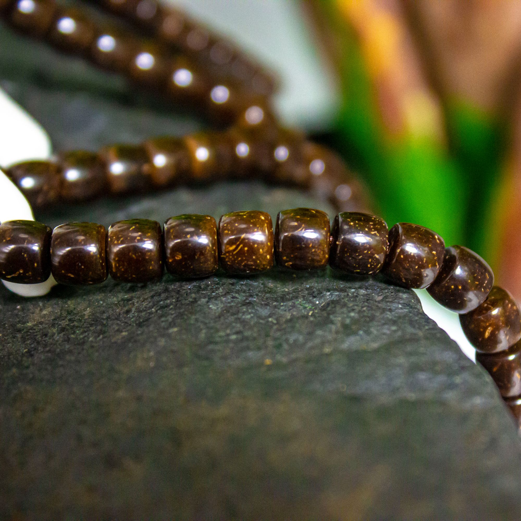 原生态椰蒂7*6mm直切长串椰蒂文玩