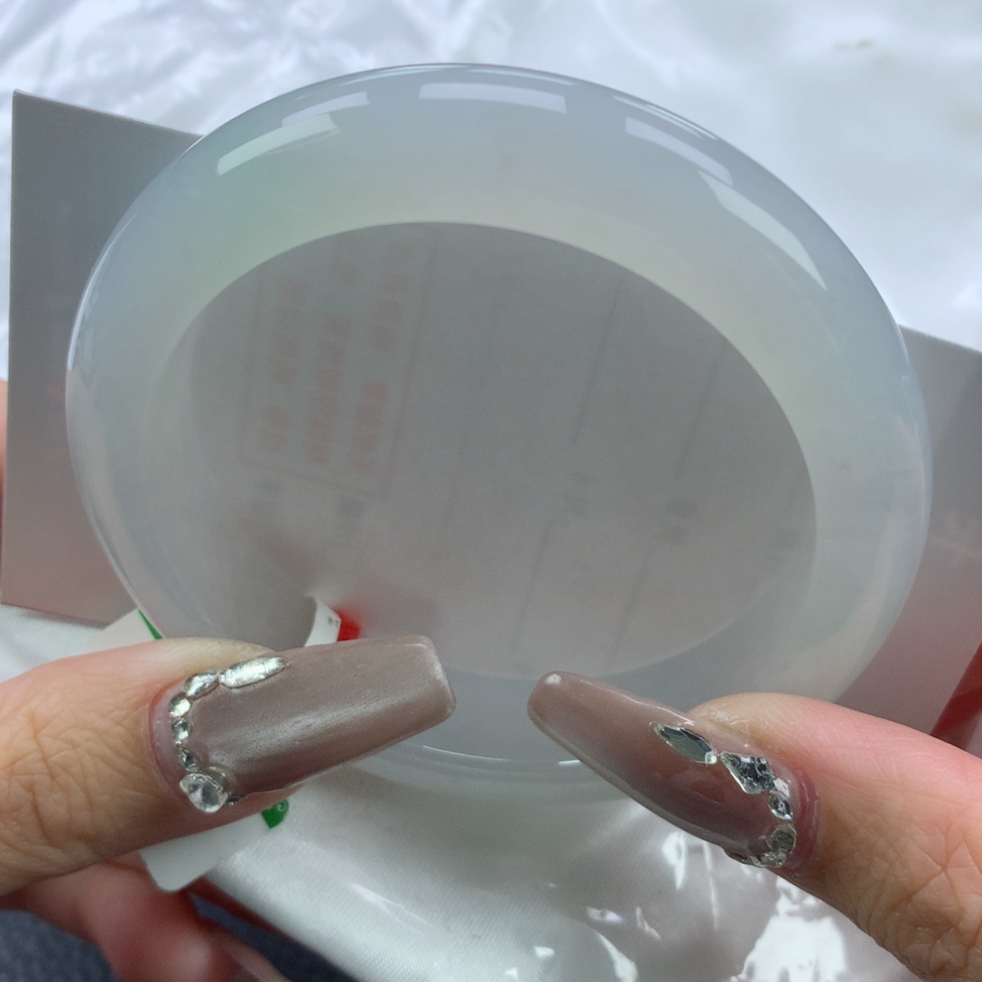 翡翠手镯未镶嵌54.8正圈