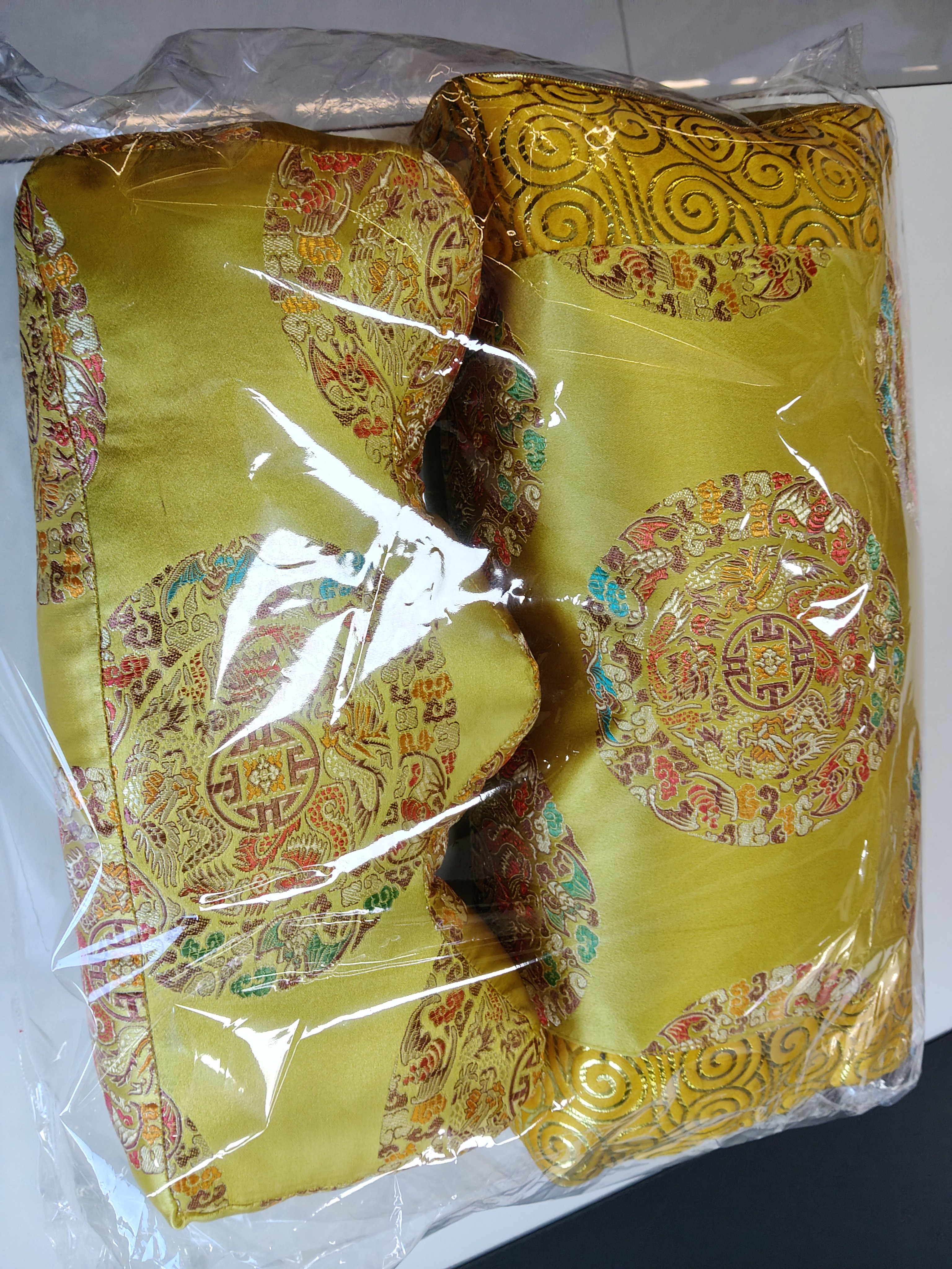 中式织锦香粉枕头舒适助眠安神养生可拆提升家居体验