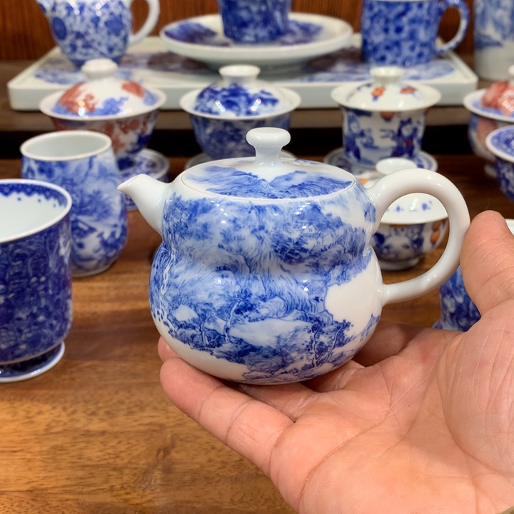 省级陶瓷艺术大师袁军老师青花