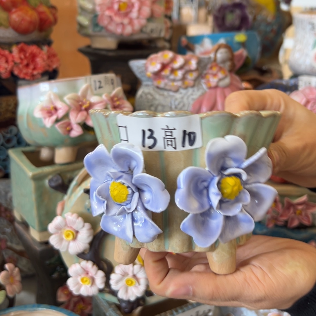 多肉花盆，满20发货爱退款拉黑