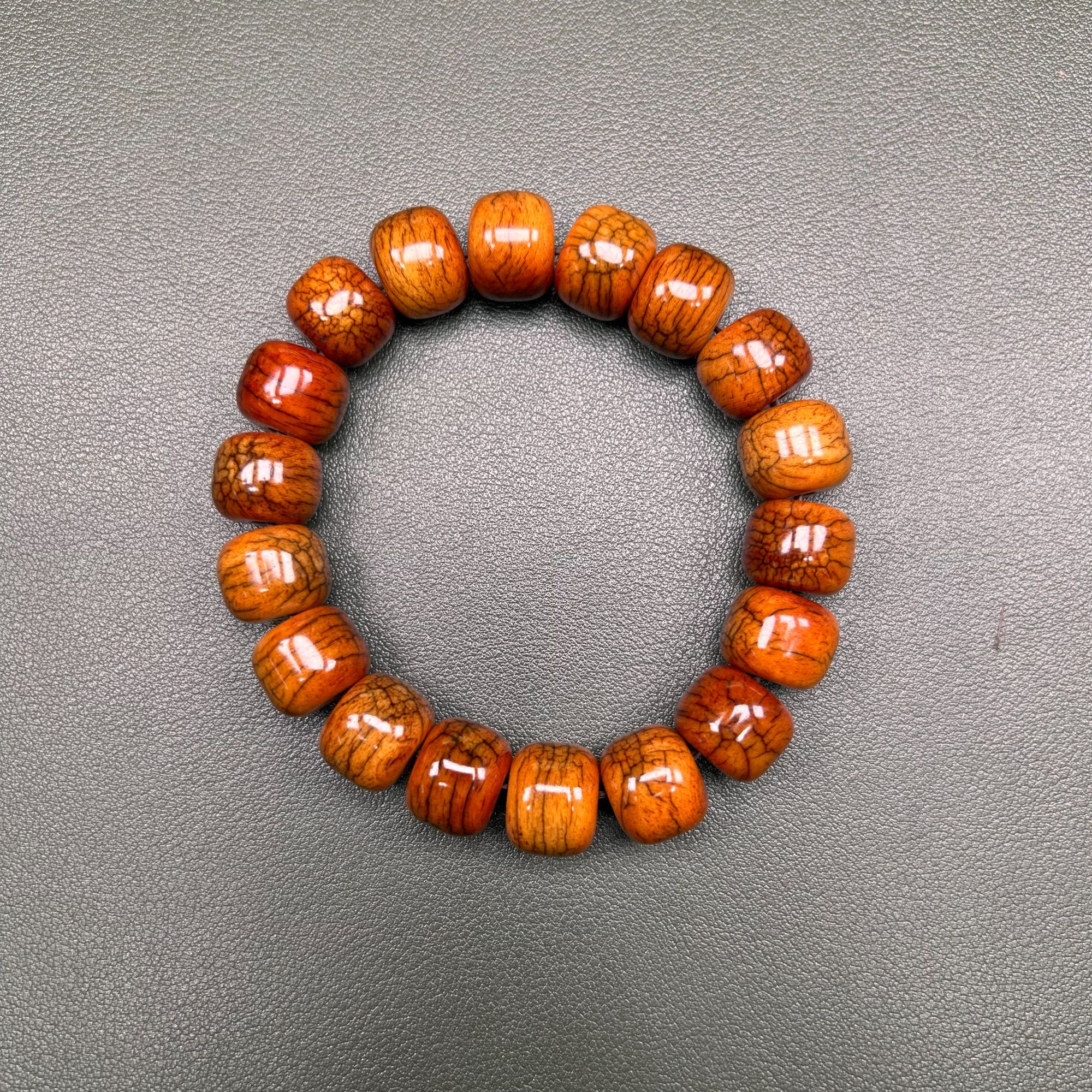 藏式高端精品骨制手串12x14