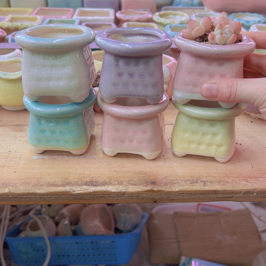 陶瓷花盆当场凑满12包邮