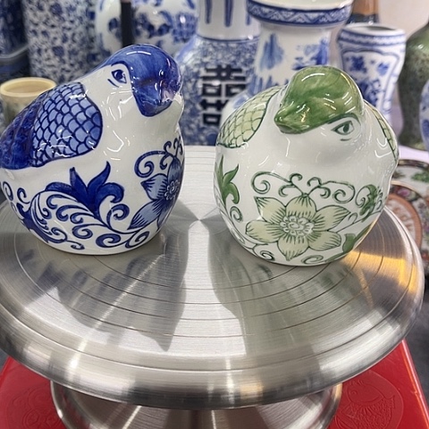 摆件陶瓷制品摆件一对