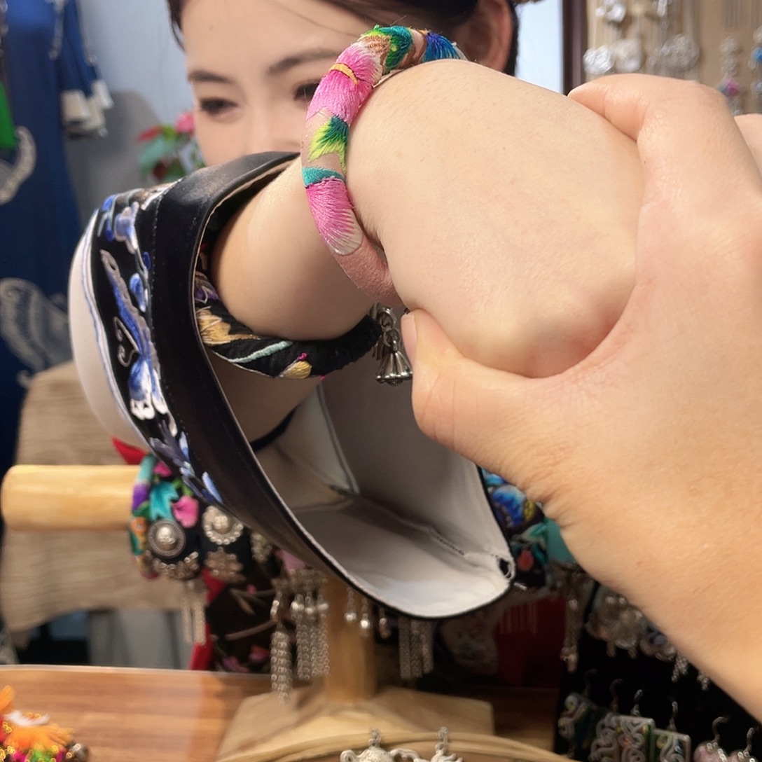 锆石纯铜合金手镯