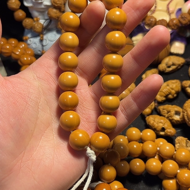 橄榄核手串/手链猴头1.4正圆