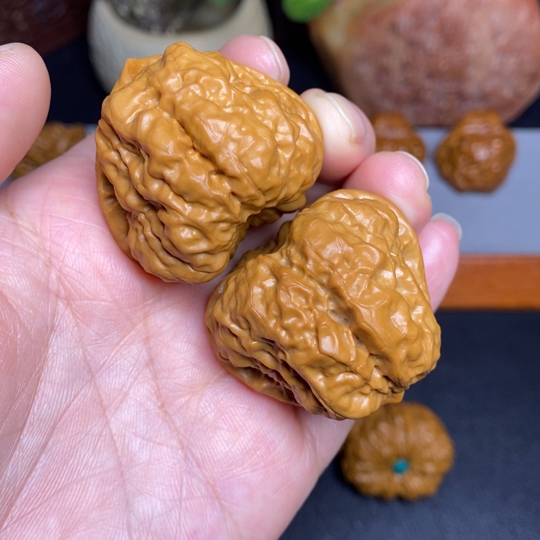 不***饿文玩核桃把件40蛙