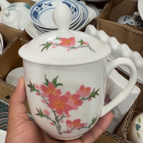 醴陵高温瓷群力350毫升杯