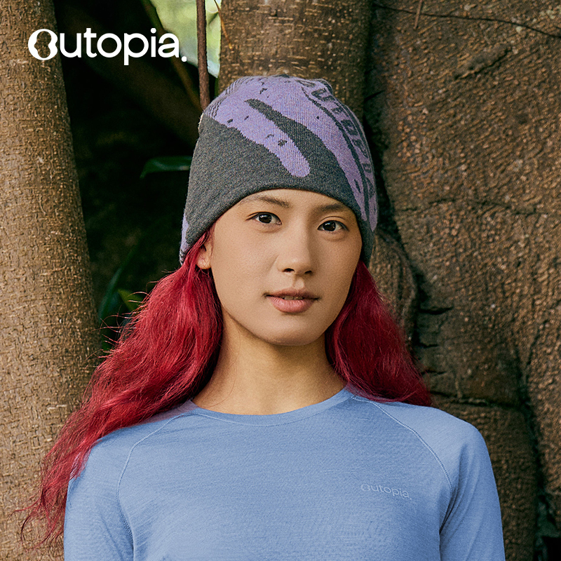 Outopia Warm up中性保暖运动休闲秋冬季针织帽