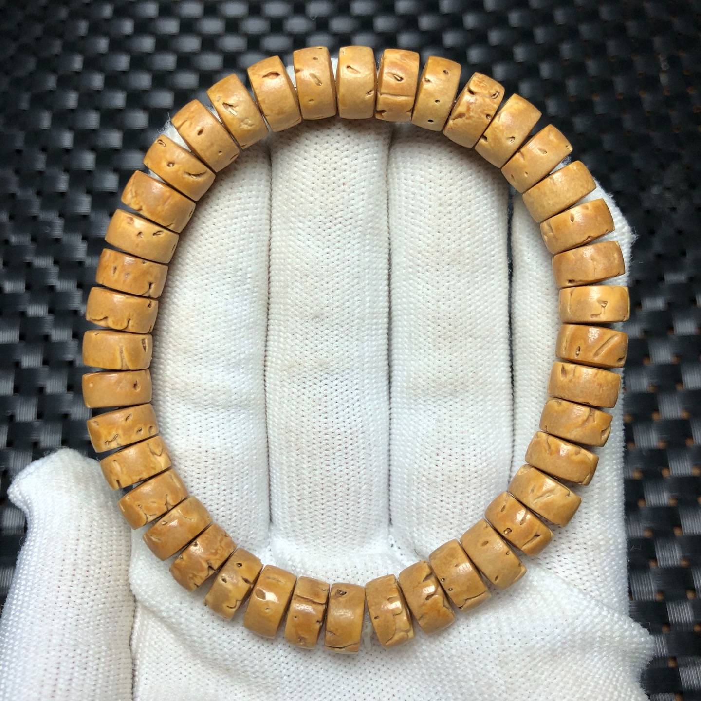 核桃光珠珠串0634桃核切片光珠核片直切九五之尊9×5mm左右