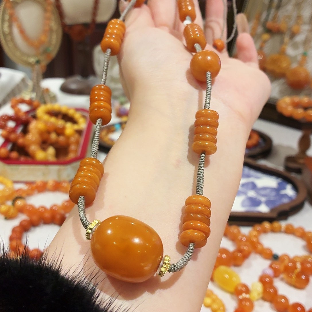 蜜蜡未镶嵌手链手串