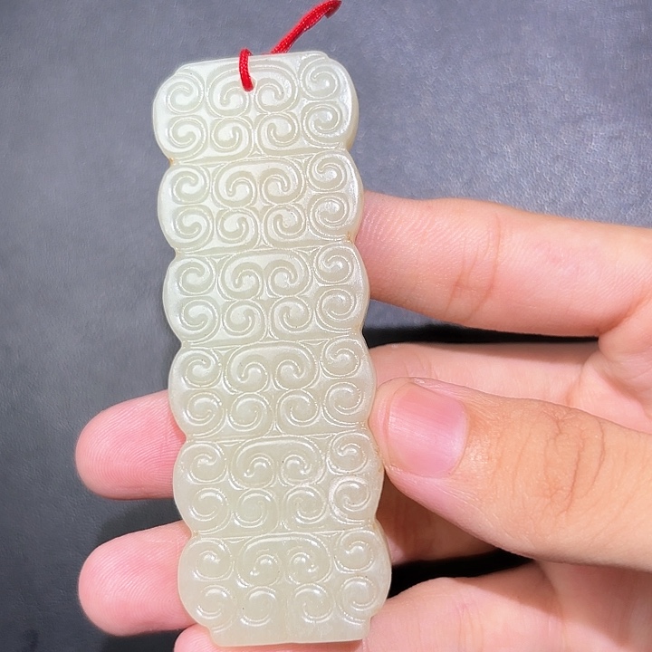 和田玉未镶嵌挂件泼****秋