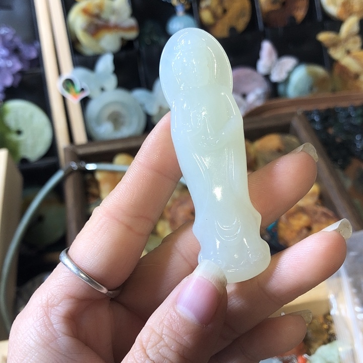 岫玉未镶嵌岫玉挂件