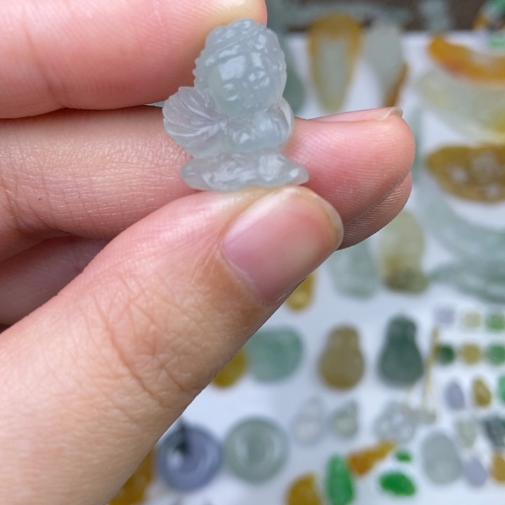 定制翡翠未镶嵌仙子