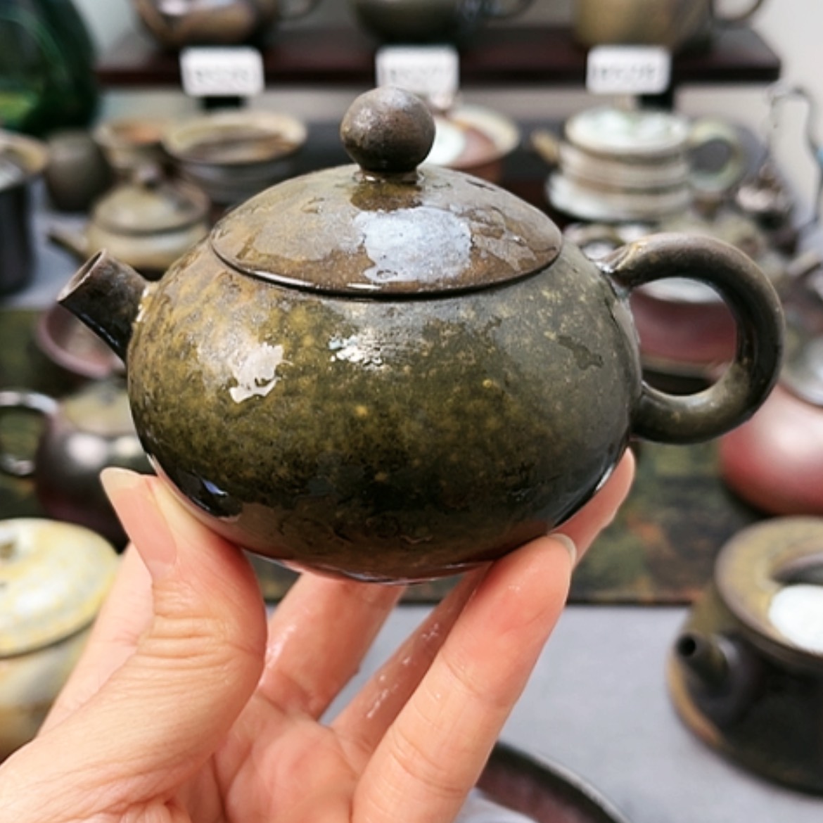 【闪购商品】青*?景德柴烧茶具-纯手工茶具