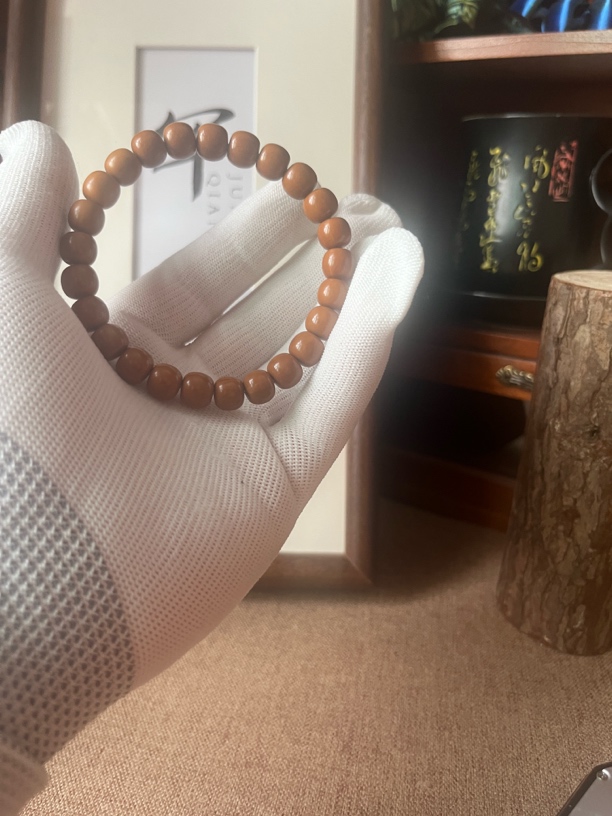 「寻缘」猴头小老型手串