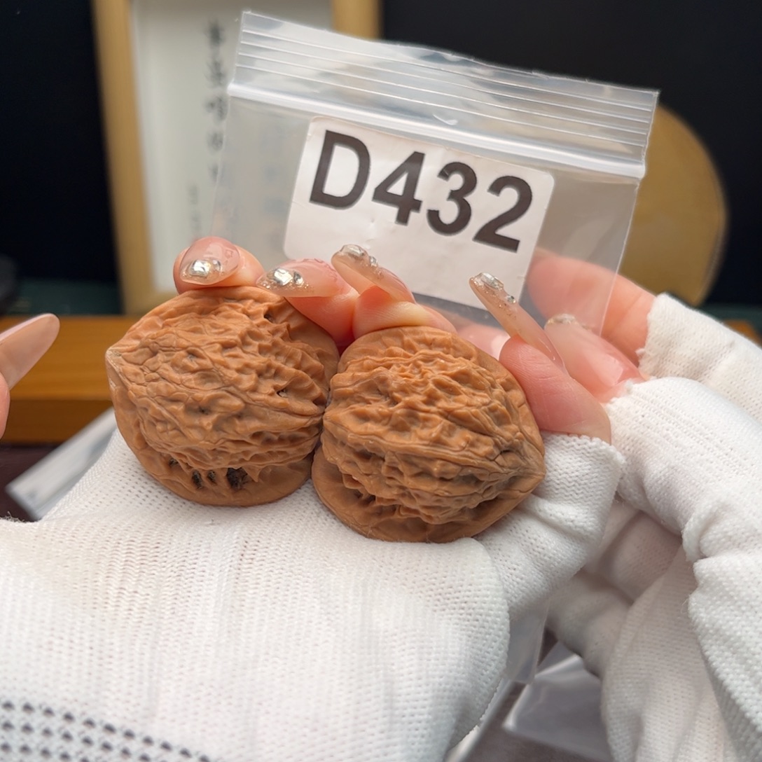 文玩核桃把件37七步沟d432