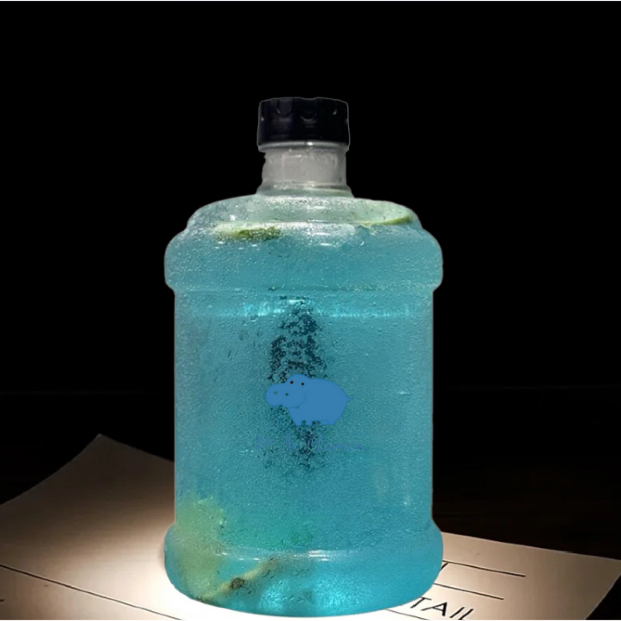 1L蓝橙气泡吨吨桶