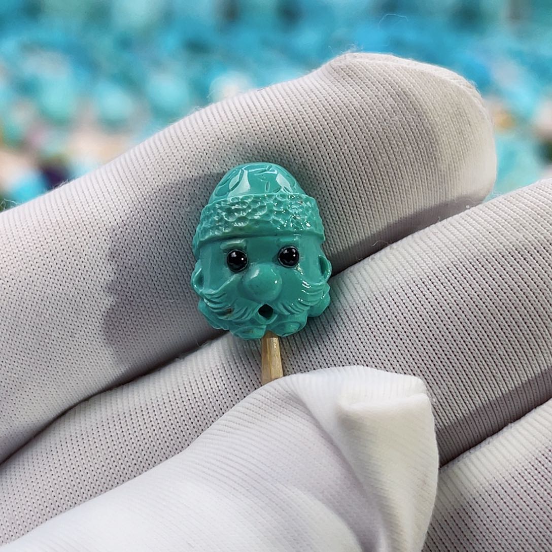 绿松石珠宝奇石未镶嵌