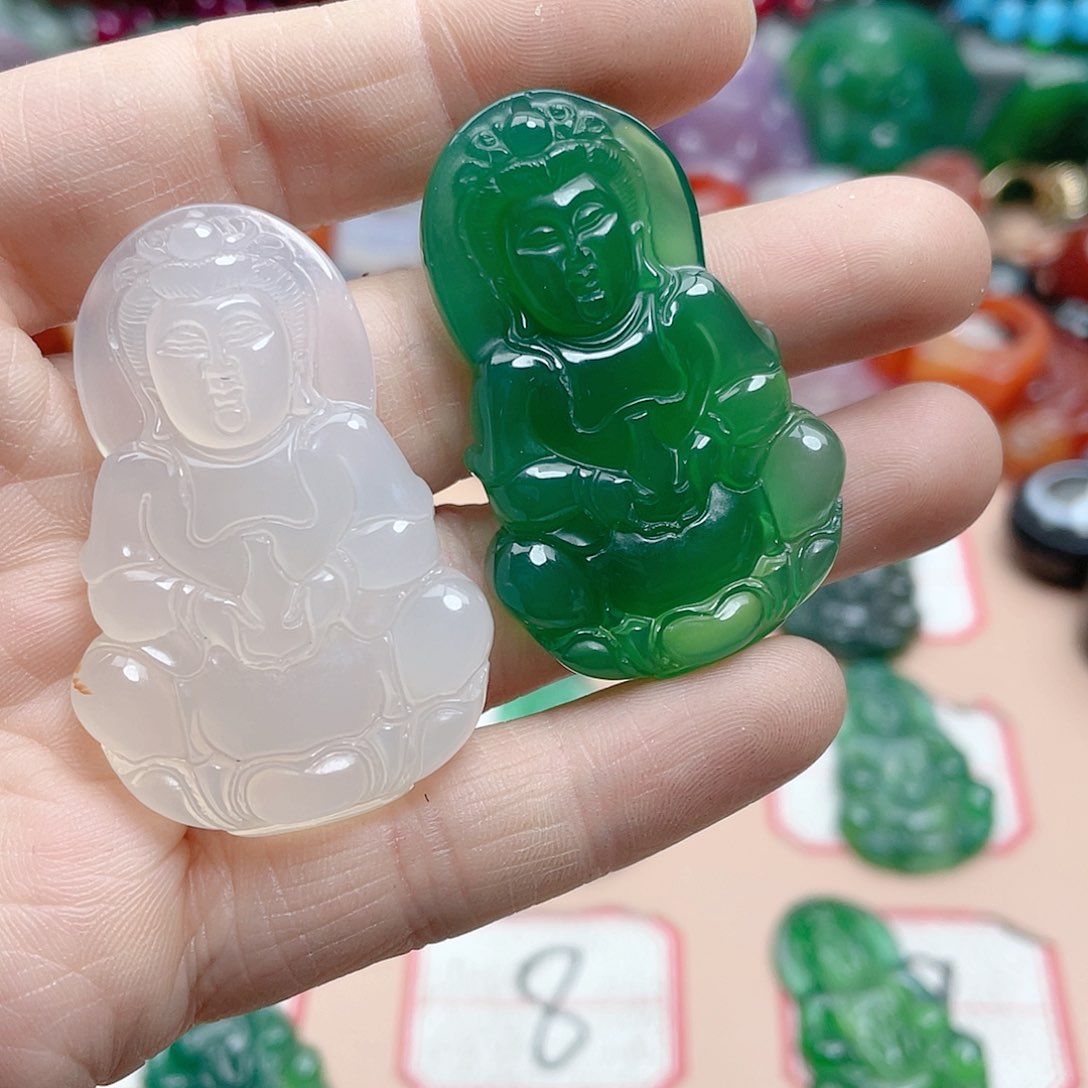 玛瑙/玉髓颈饰合金徐*?